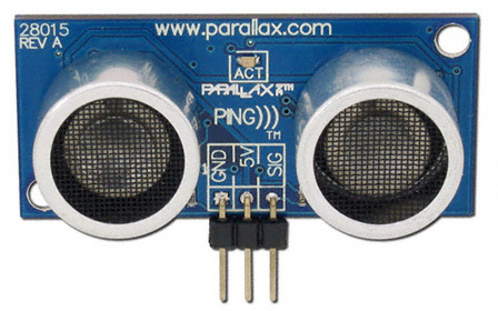 a 3 pin through hole SIP module, the Parallax 28015 Parallax 28015